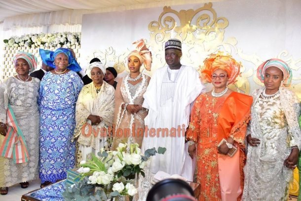 couple with Richest Woman In Africa, Folorunsho Alakija, Justice Fati Abubakar