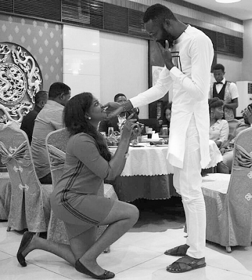 Female Comedian Proposes To Boyfriend Of Many Years
