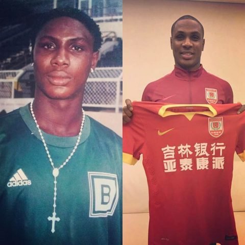 Odion's throwback photo of his humble beginning