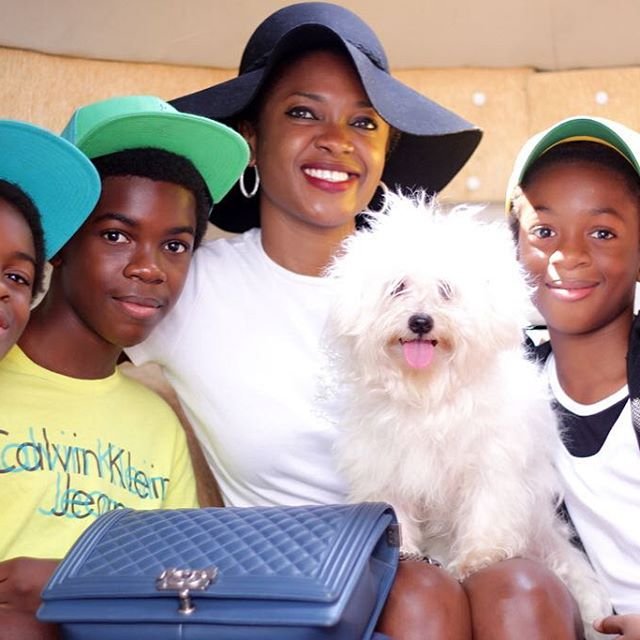 Omoni Oboli Places Disclaimer Notice On Dog!