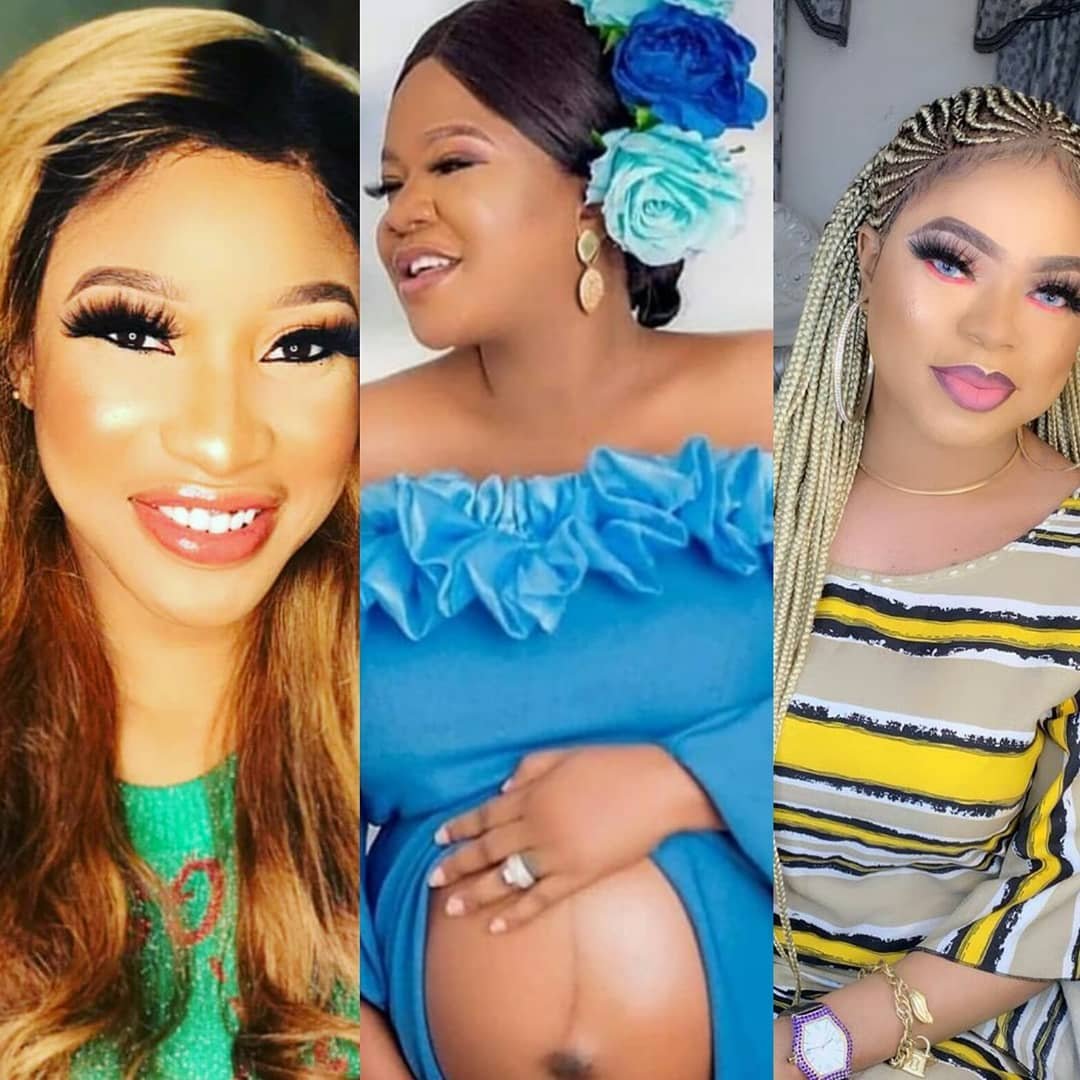 Tonto Dikeh, Bobrisky Ignore Toyin Abraham’s New Baby