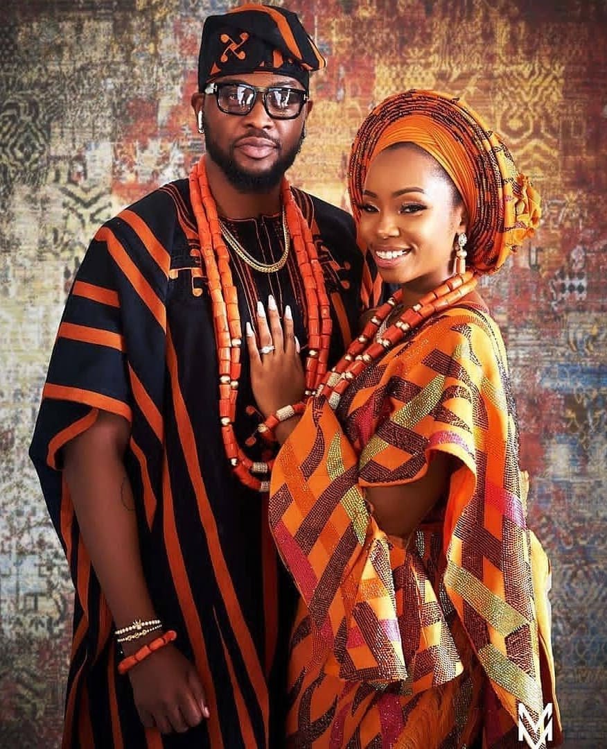 Photos From Big Brother Naija Housemates, Teddy A, BamBam’s Traditional Wedding