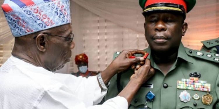 Obasanjo Decorates Adeboye As Army Brigadier-General