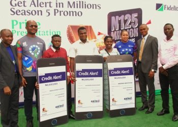 Fidelity Bank Presents N10million To Winners Of GAIM 5 4th Monthly Draw