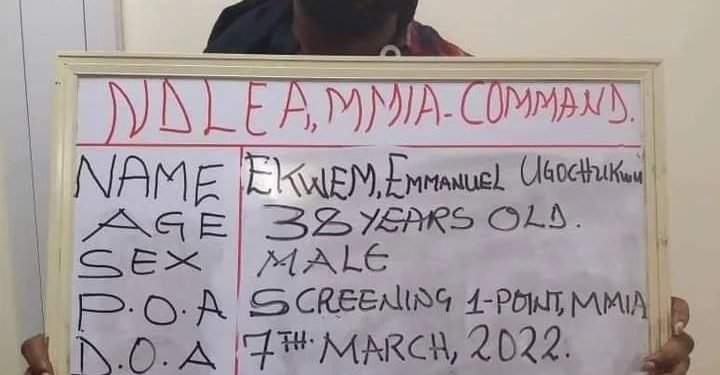 Popular General Overseer Arrested With Drugs At Lagos Airport