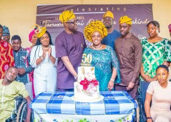 Gov Makinde’s Wife Celebrates 50th Birthday, Reveals Husbands Secret That Made Her Marry Him
