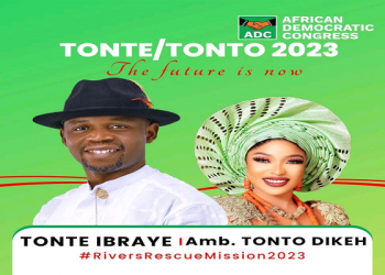 Tonto Dikeh Now Active Politician, Emerges Running mate To ADC Candidate