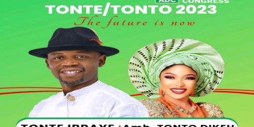 Tonto Dikeh Now Active Politician, Emerges Running mate To ADC Candidate