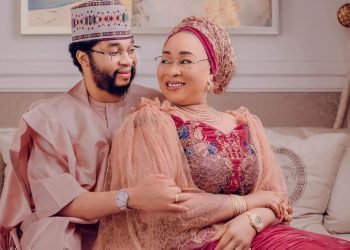 Widow Of Late Taraba Governor, Danbaba Suntai, Flaunts Younger Husband (Photos)