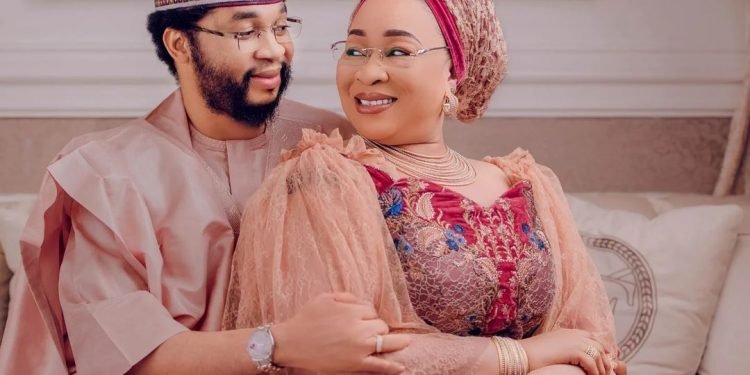 Widow Of Late Taraba Governor, Danbaba Suntai, Flaunts Younger Husband (Photos)