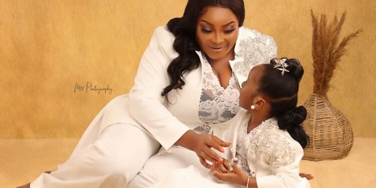 Ronke Odusanya Celebrates Daughter At Three…Babydaddy Pens Emotional Birthday Message