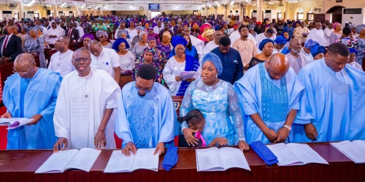 Kemi Nelson’s Burial: Lagos, Ogun, Plateau Governors, Others Honour APC Woman Leader