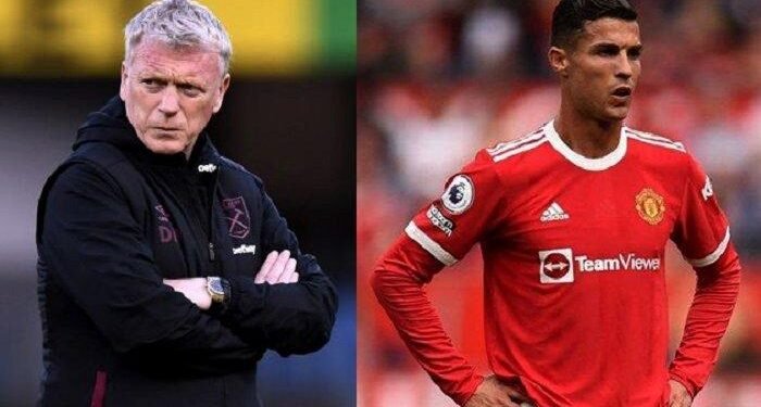 Cristiano Ronaldo Celebrates While David Moyes Questions Manchester United's 1-0 win against West Ham