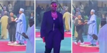 Nigerian Singer, Teni Stirs Controversy For Refusing To Greet, Shake President Buhari During National Awards