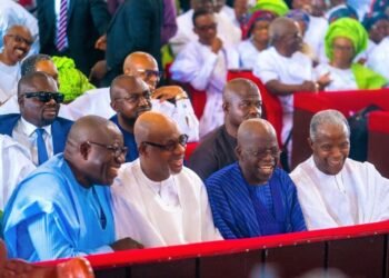 Osinbajo, Tinubu, Sanwo-Olu, Govs Storm Owo As Akeredolu Buries Mother