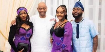 Davido, Chioma Make First Public Appearance (Photos)