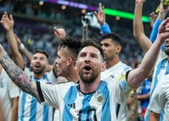 Lionel Messi Reacts To Argentina's Win Vs Croatia