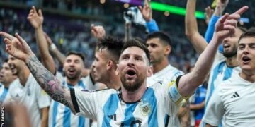 Lionel Messi Reacts To Argentina's Win Vs Croatia