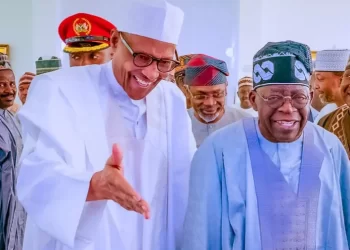 Buhari apologizes while Tinubu assumes the oath of office.