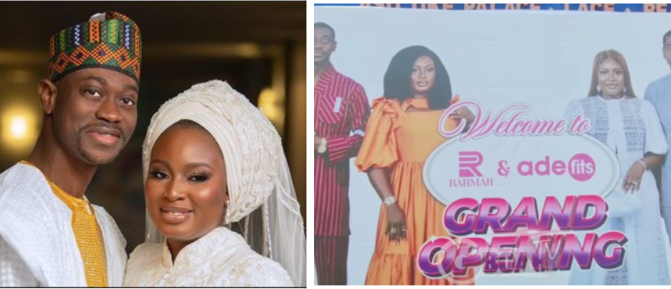 Lateef Adedimeji And His Wife Mo Bimpe Open the Biggest Walk-In Store in Lagos