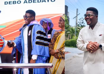 Mr. Macaroni Over The Moon As He Bags Honorary Doctorate Degree From University In Ibadan (Photos)
