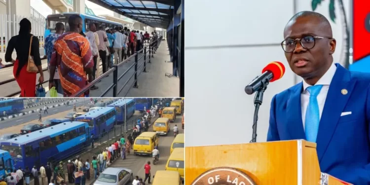 Sanwo-Olu’s Government Stops 50% Discount For BRT Buses Transport Fares In Lagos