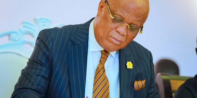 Gov Umo Eno Explains Why Daughter Takes Over Late Wife’s Office As First Lady