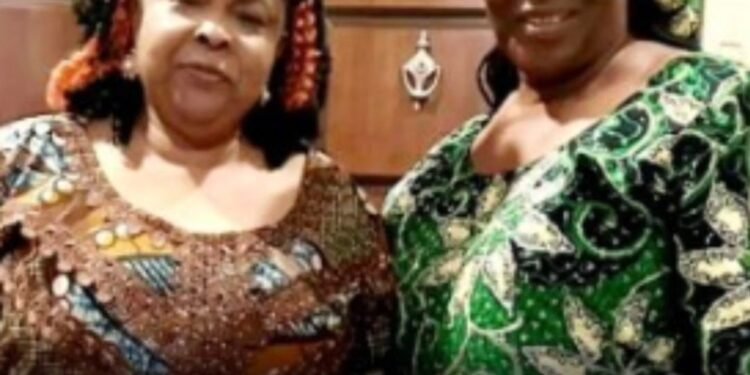 Patience Ozokwo Kneels To Greet Patience Jonathan… Nigerians React