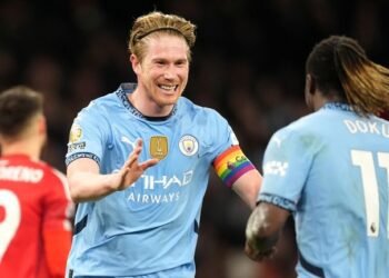Kevin De Bruyne Shines In City’s 3-0 Win Over Nottingham Forest