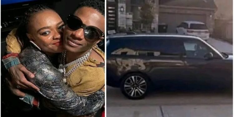 Wizkid Surprises Sister Yetunde With A Range Rover Worth Millions