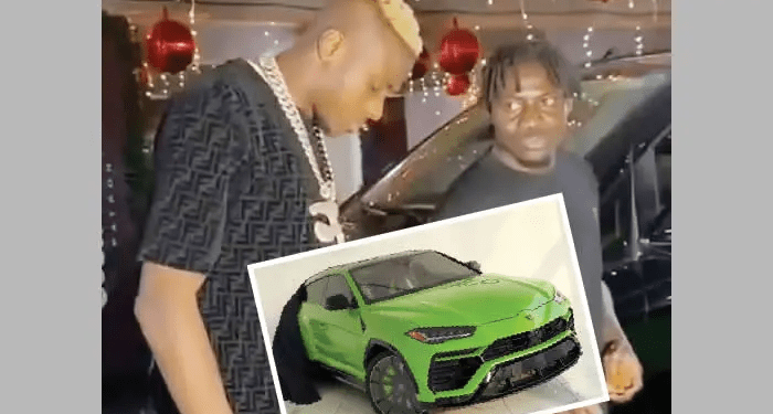 Victor Osimhen Celebrates 26th Birthday With Lamborghini Urus, Blessing From Obafemi Martins