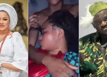 Drama Unfolds as Portable’s Wife, Queen Dami, Faints Amid Online Trolling