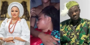 Drama Unfolds as Portable’s Wife, Queen Dami, Faints Amid Online Trolling