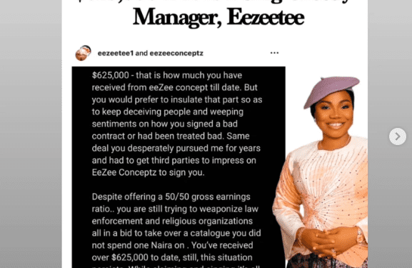 Mercy Chinwo And Ex-Manager Clash Over $345K Streaming Revenue Dispute"