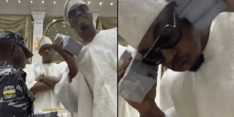 Police Detain Officer Caught In Viral Video With Chief Razaq Okoya Sons Abusing Naira