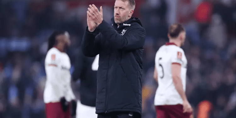 New West Ham Boss Graham Potter Finds Positives In FA Cup Loss To Villa