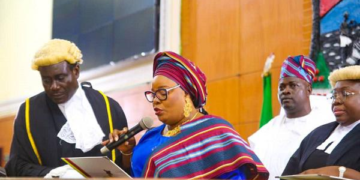 Lagos Assembly Swears In First Female Speaker, Mojisola Meranda