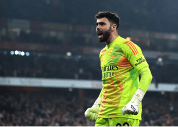 David Raya Confident Arsenal Can Catch Liverpool in Title Race