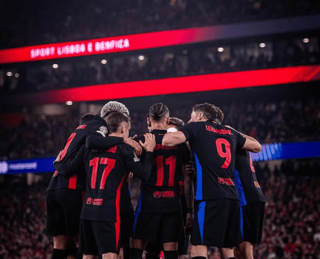 UEFA Champions League: Raphinha’s Stoppage-Time Winner Seals Barcelona’s Epic 5-4 Comeback Over Benfica