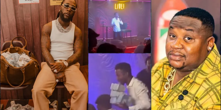 Burna Boy Stuns MC with N4 Million Gift After Playful Cubana Chief Priest Remark