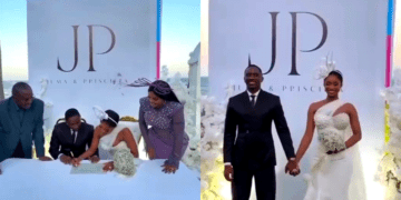 Priscilla Ojo Weds Tanzanian Singer Juma Jux In Beautiful Court Ceremony