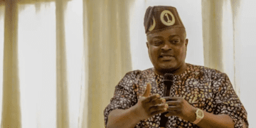 Ousted Speaker Mudashiru Obasa Storms Lagos Assembly Complex Amid Tension
