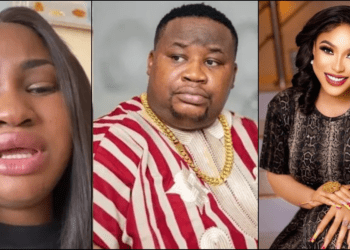 Cubana Chief Priest’s Alleged Baby Mama Vows to Keep Calling Him Out, Reveals Tonto Dikeh Sent Her N1M