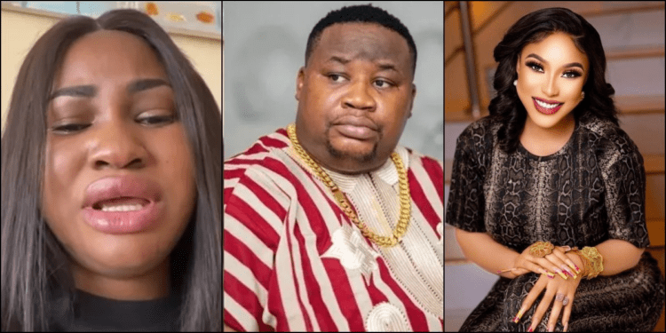 Cubana Chief Priest’s Alleged Baby Mama Vows to Keep Calling Him Out, Reveals Tonto Dikeh Sent Her N1M