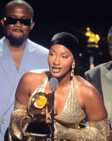 Grammys 2025: Tems Delivers Emotional Speech As She Wins Best African Music Performance At 67th Grammys