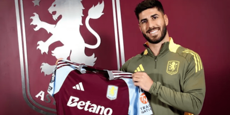 Aston Villa Signs Marco Asensio On Loan From PSG