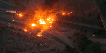 Tragedy Strikes! Several Feared Dead as CNG Tanker Explodes Near Karu Bridge, Abuja