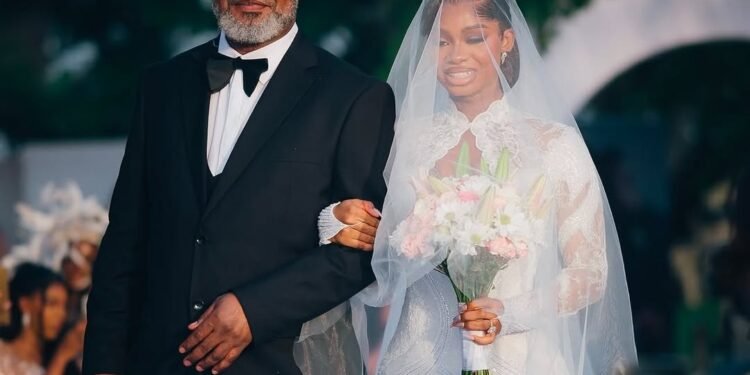 Iyabo Ojo’s Daughter, Priscy’s White Wedding (Photos)