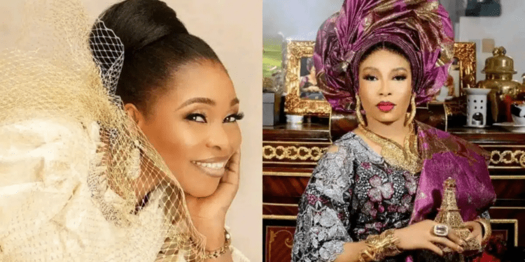 Drama Unfolds As Tope Alabi Allegedly Refuses To Perform At Lizzy Anjorin’s Surprise Party