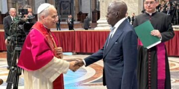Tinubu At Pope Leo’s Inauguration Mass… Meets Peter Obi, Fayemi